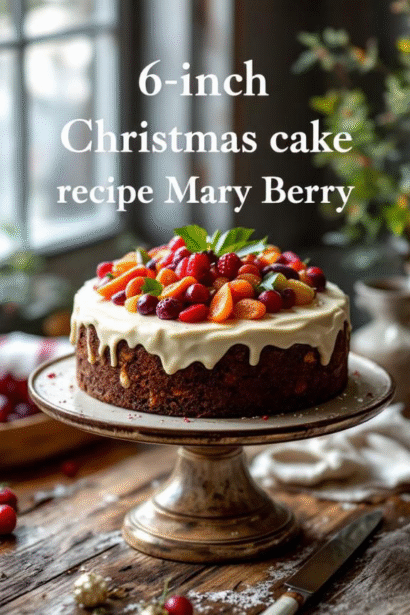 6 inch christmas cake recipe mary berry