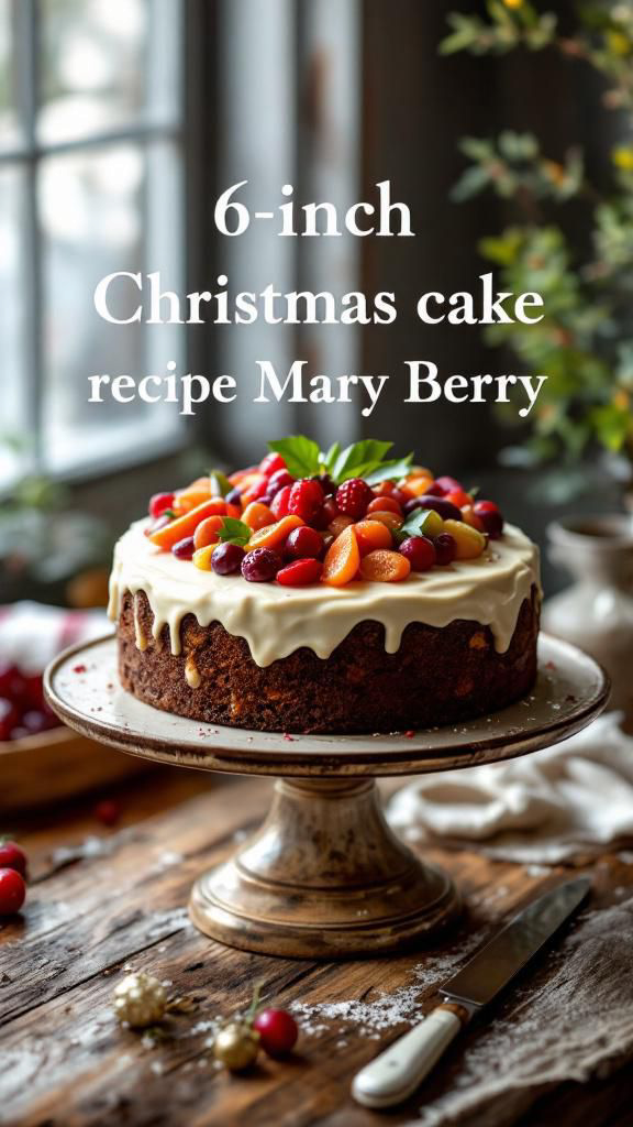 6 inch christmas cake recipe mary berry