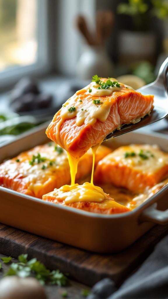 Baking salmon in oven