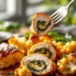 mary berry stuffed chicken thighs and cauliflower
