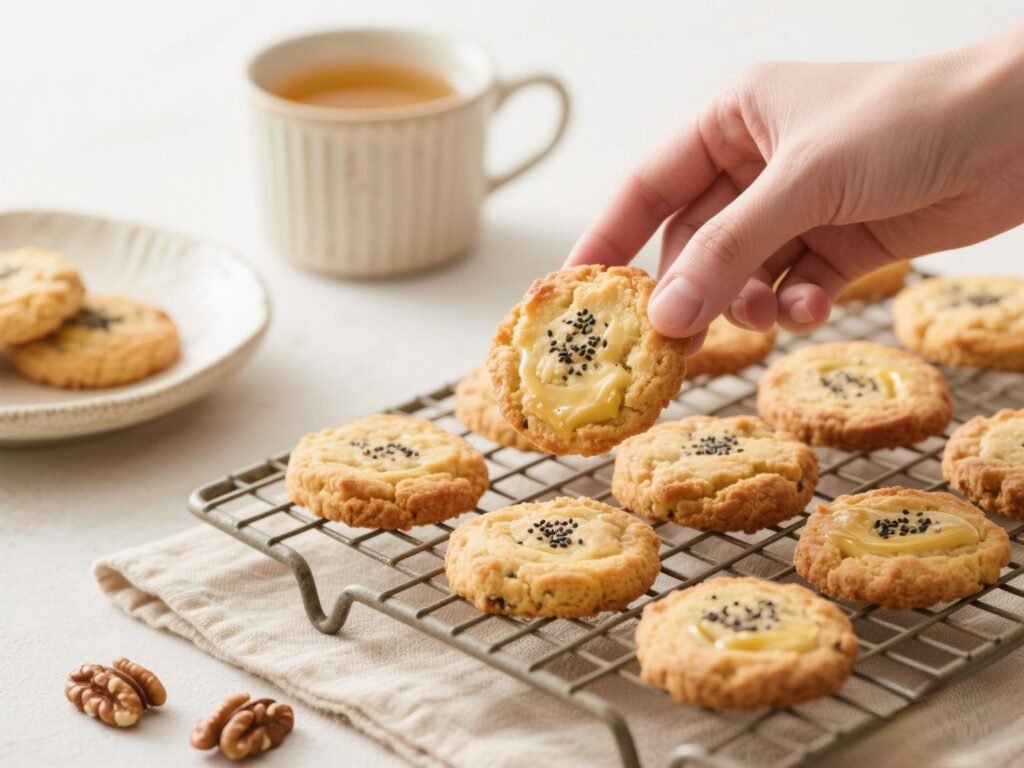 mary berry walnut and poppy seed biscuits