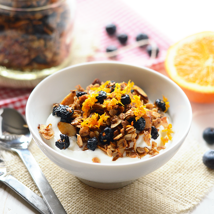Blueberry Orange Granola