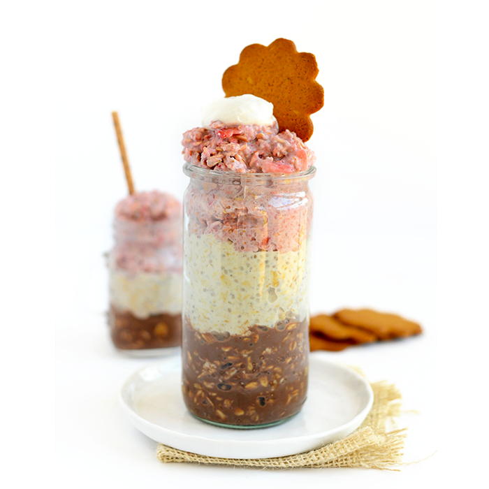 Neapolitan Overnight Oats