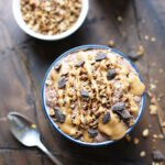Almond Butter Cup Overnight Oats | In it for the Long Run