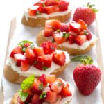 Strawberry Basil Bruschetta