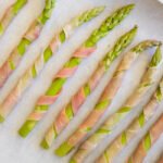 Prosciutto Wrapped Asparagus with Lemon Dijon Vinaigrette