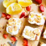 Strawberry Lemon Cream Quinoa Bars