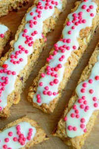 White Chocolate Eggnog Biscotti
