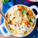 Hearty Lemon Veggie Orzo Soup