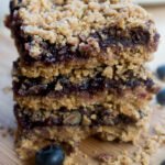 PB&J Oatmeal Crumble Bars