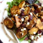 Roasted Potato, Goat Cheese & Walnut Salad with Orange Vinagrette