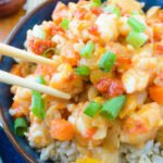 Spicy Thai Shrimp & Mango Rice Bowls