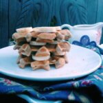 Peanut Butter Graham Cracker Waffles