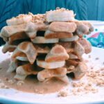 Peanut Butter Graham Cracker Waffles