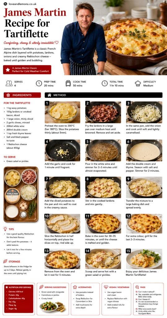 james martin recipe for tartiflette