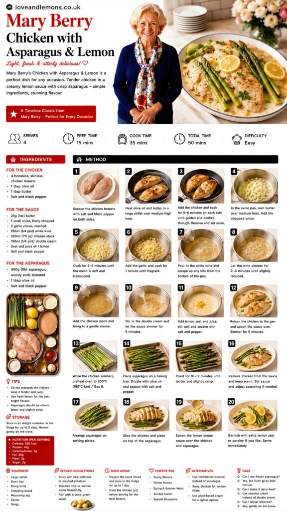 mary berry chicken with asparagus and lemon