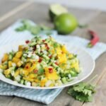 Mango cucumber salsa
