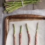 Prosciutto-wrapped asparagus