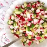 Radish cucumber salsa